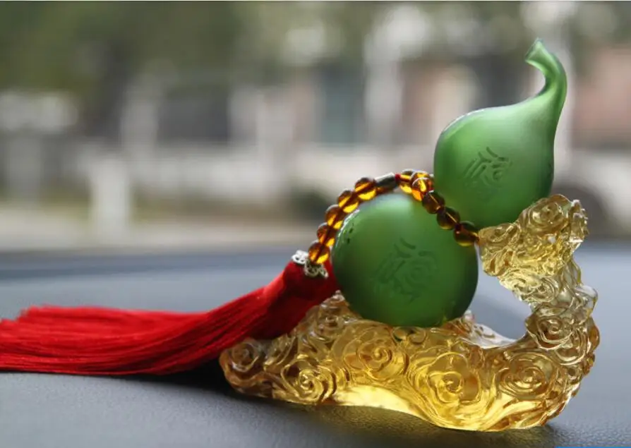Car perfume car Decoration seat ornaments creative glass gourd | Figurines &amp Miniatures