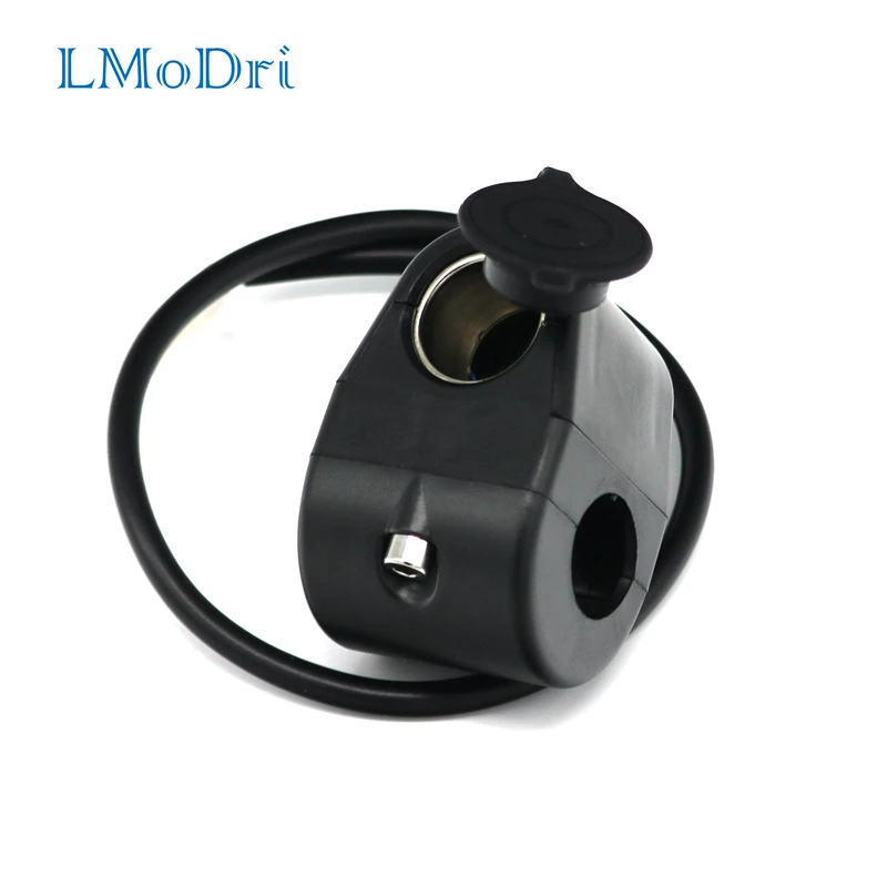 Мотоциклетная заглушка для руля 12 В розетка прикуривателя 7/8 &quot(22 мм) держатель