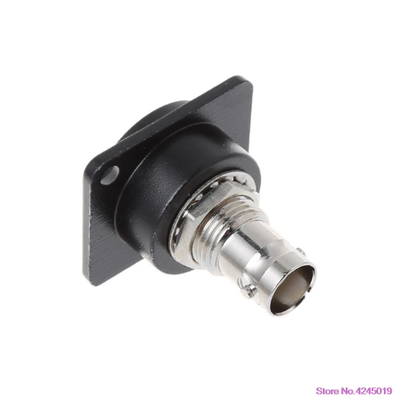 D-Type Double BNC Plug Connector Chassis Panel Mount Adapter Audio Monitoring Parts | Обустройство дома