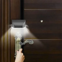 intelligent door lock cabinet key induction small night light sensor moon lamp built in 4 led motion sensor light