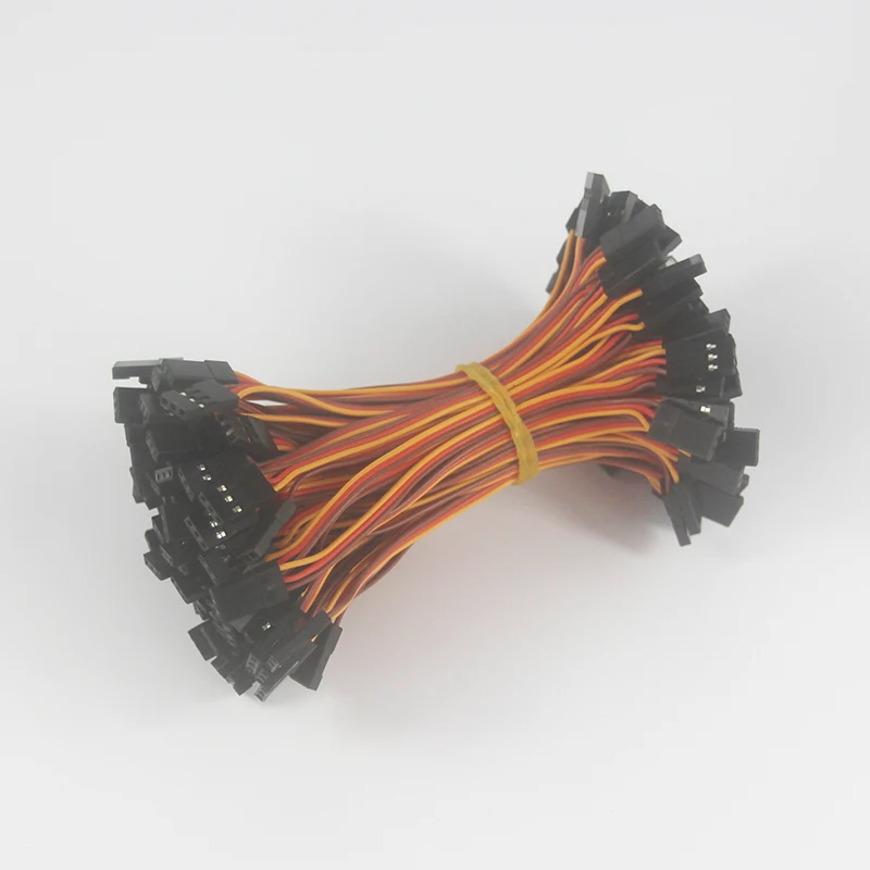 OliYin 100 шт./лот мм 10 см 26AWG 30 ядер RC вспомогательный свинцовый шнур удлинитель