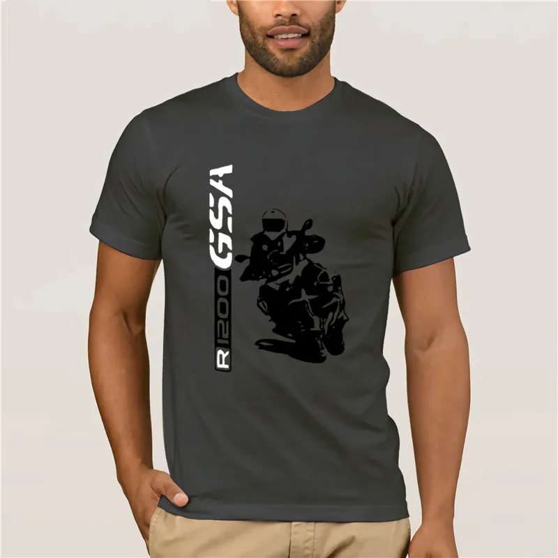 Спортивная Мужская футболка летние топы Homme 1200 GSA GS любители приключений моторад