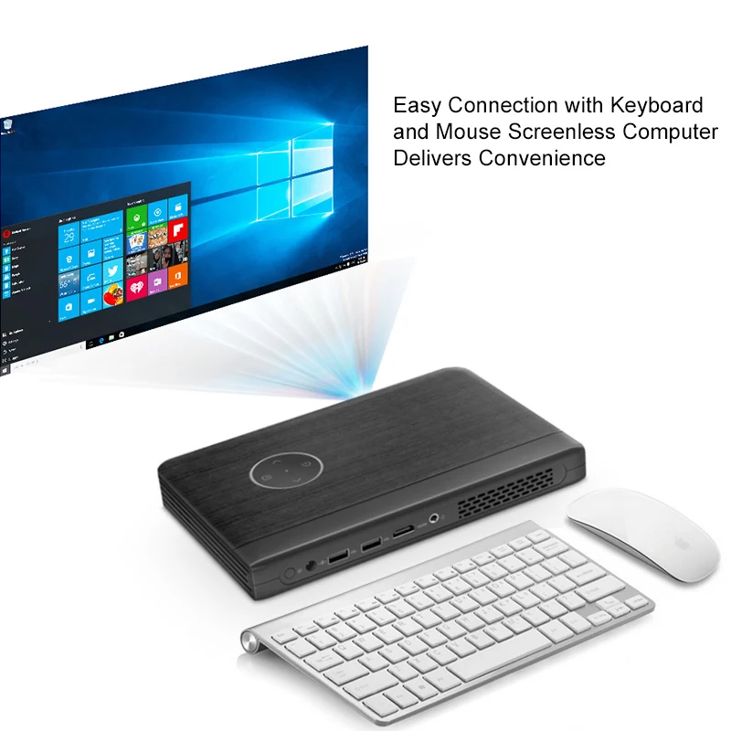 Мини-Телефон Смарт Видеопроектор Портативный HD 1080 P DLP 4 К Proyector Домашний Кинотеатр