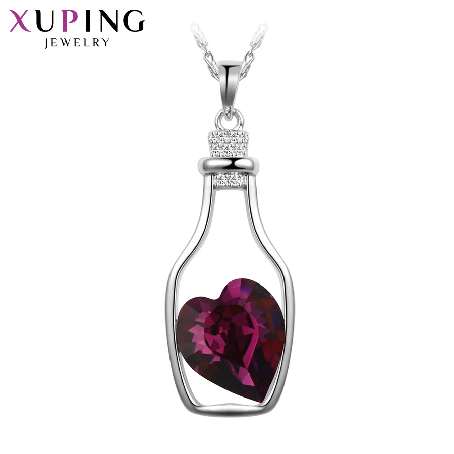 Xuping Модный кулон высокое качество Покрытые Кристаллами от Swarovski сердце бутылка
