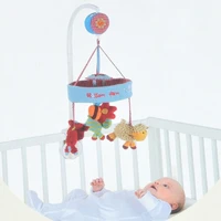baby crib musical mobile cot box with holder arm baby bed hanging rattle toys newborn gift learning education