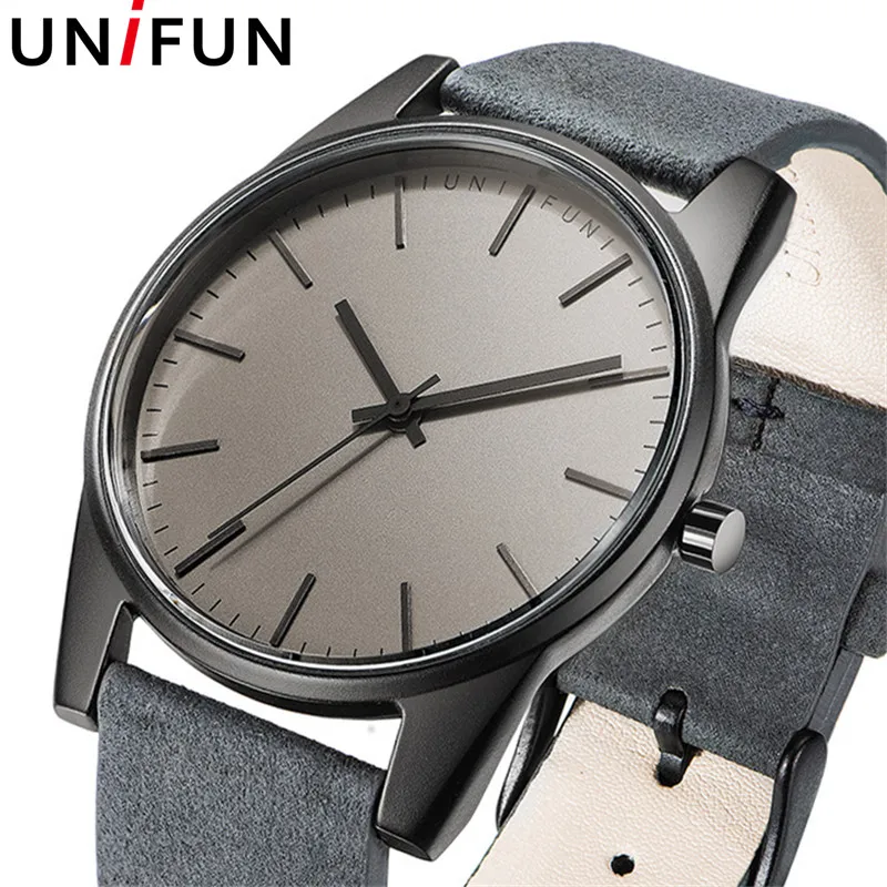 Сайт unifun модные Повседневное Кварцевые наручные часы Для мужчин женщин Бизнес