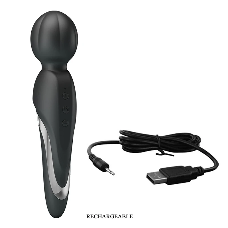 Секс товары AV вибратор USB Перезаряжаемый 7 скоростной Стимулятор клитора для