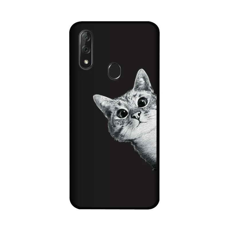 Мягкий чехол PENSEN из ТПУ для zte blade V10 Vita, матовый чехол с рисунком для zte V10 V 10, чехол для телефона s, цветочный милый Космический Чехол с котом
