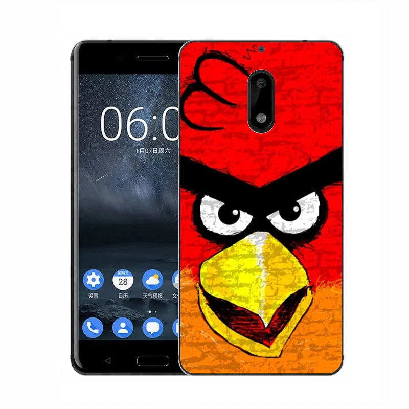 Чехол для Nokia 6 силиконовый популярный Мягкий ТПУ чехол 3 5 плотный телефона |