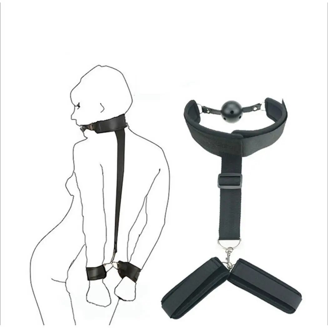 Новые наручники с завязками на спине удерживающие Мячи 95 г для взрослых