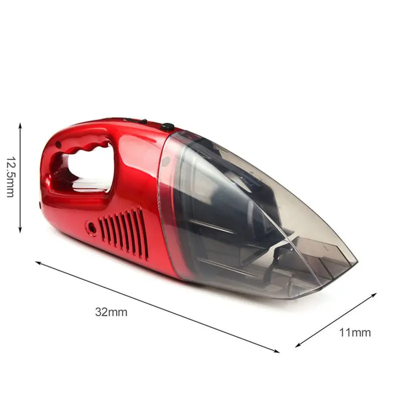 60 Вт ЕС вилка беспроводной мини портативный пылесос для автомобиля сухой влажный