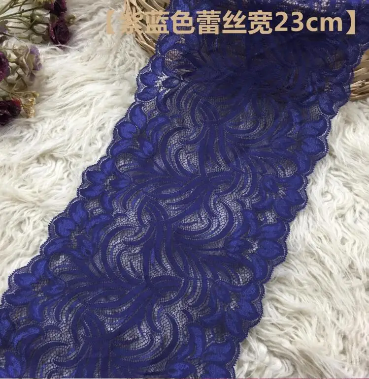 1 м/лот ширина 23 см высококлассное эластичное кружево отделка шитье аксессуары