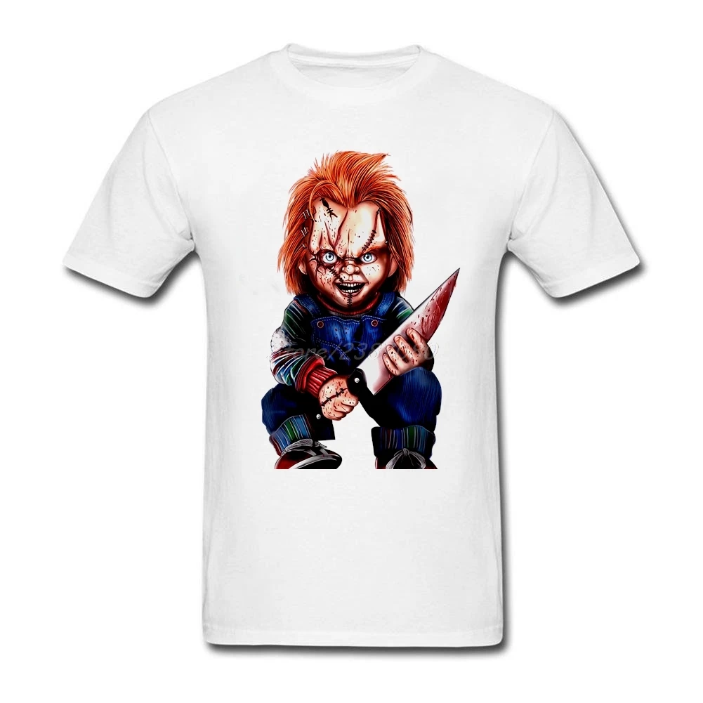 Фильм потомство Чаки ужас Футболка короткий рукав футболки в стиле хип-хоп