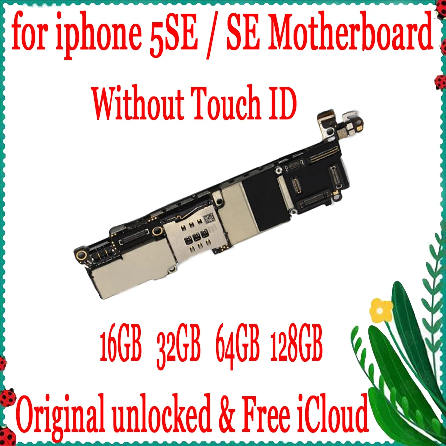 Новое поступление материнская плата для iphone SE Заводская разблокированная с/без