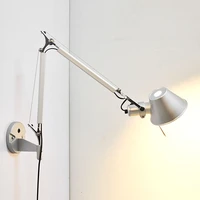 retro loft industrial vintage led wall lamp light with long arm 5856cm sconce indoor decoration bar restaurant bedroom art lamp