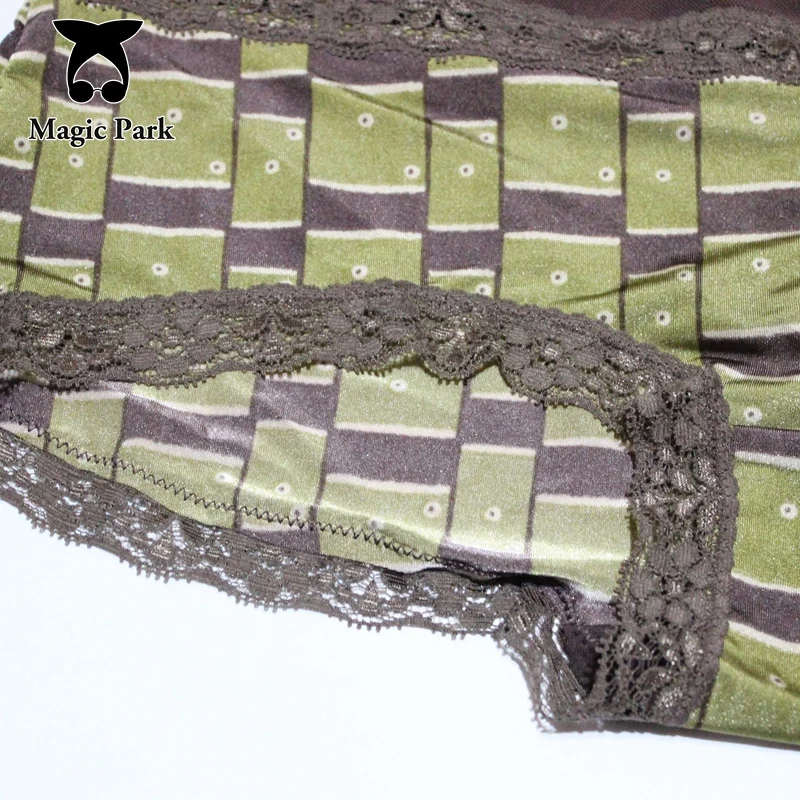 MagicPark женские трусики плюс размер сексуальное нижнее белье с низкой талией