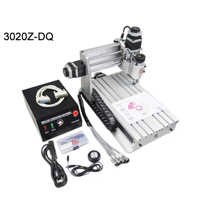 DIY ЧПУ 3020Z DQ гравировальный станок ER11 230 Вт ШВП 3 оси для дерева pcb ПВХ и т. д.|Фрезы по