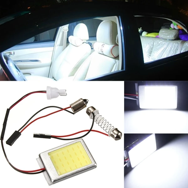 Дешево! 8 Вт T10 купол Festoon автомобиль внутренняя Лицензия Пластина COB светодиодный