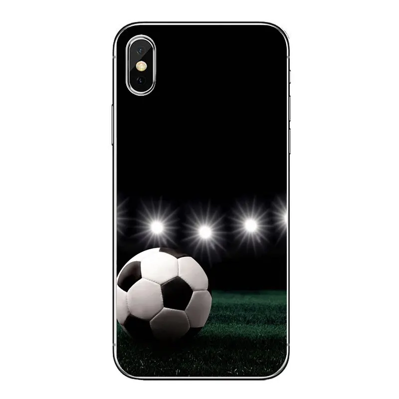 Для Huawei Honor 8 8C 8X 9 10 7A 7C Mate 20 Lite Pro P Smart Plus Спорт хобби Огонь Футбол мяч силиконовые