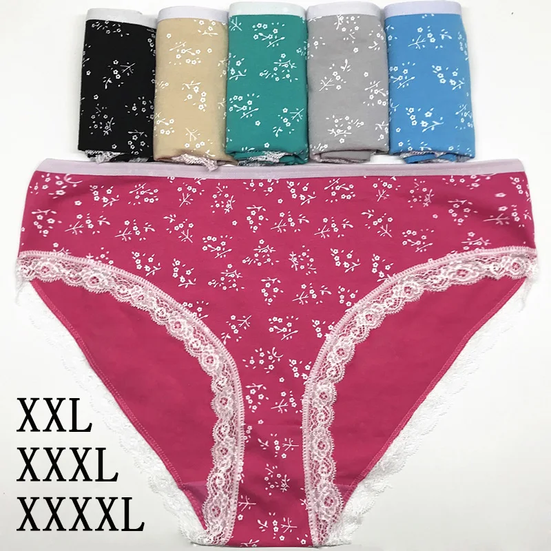 1 шт. трусы размера плюс женские XXL XXXL 4XL модные мягкие милые высокое качество