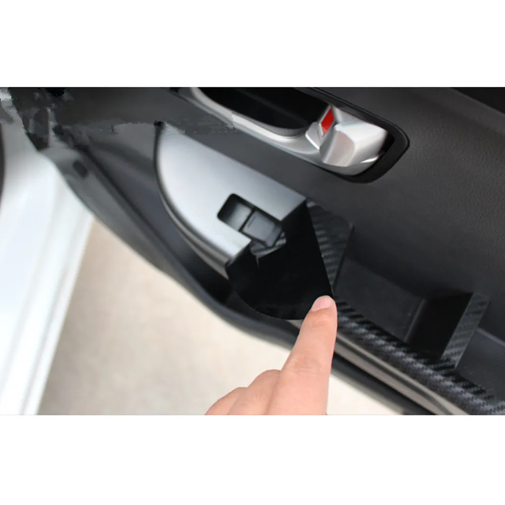 Стикер из углеродного волокна для KIA Rio K2 стикер панели дверей автомобиля