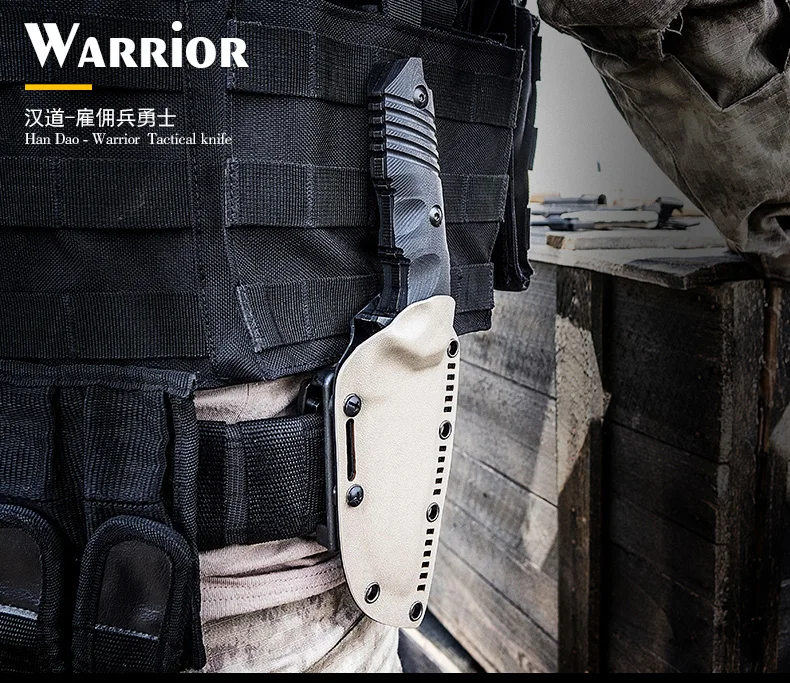 HX на открытом воздухе Наёмник кемпинг ножи охотничий нож CS GO тактический нож Hike Открытый самообороны выживания Инструменты с Kydex