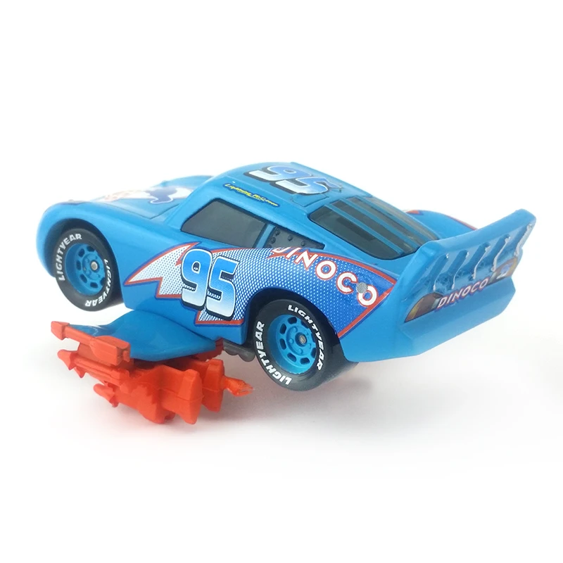 Disney Pixar Cars Blue Lighting Storm McQueen 1:55 металлический литой автомобиль Развивающие игрушки