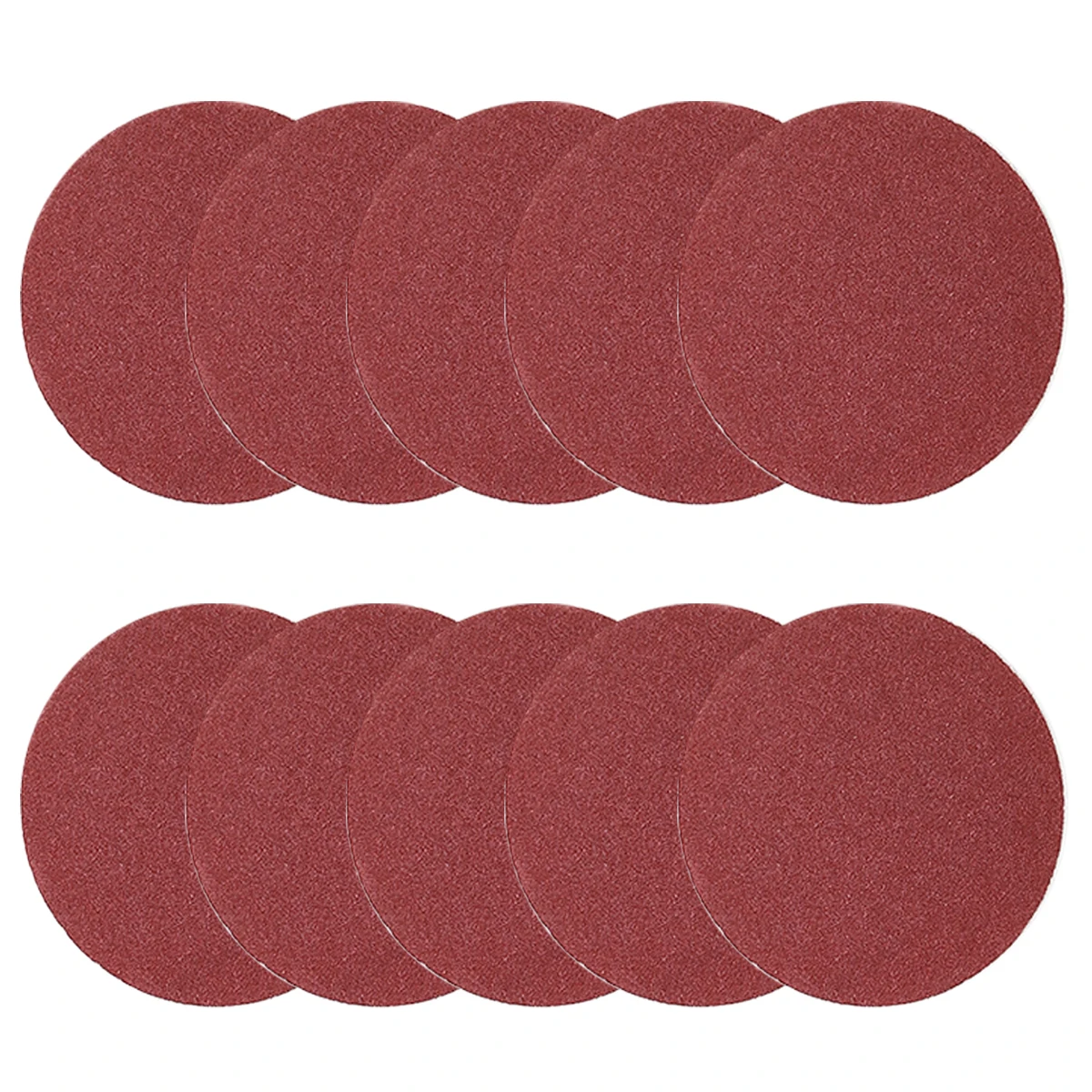 

10Pcs 60/80/120/240 Grit 5inch 125mm Sanding Discs Drill Angle Grinder Mount Rubber Pad Sander with M14 Pad For Abrasive Tools