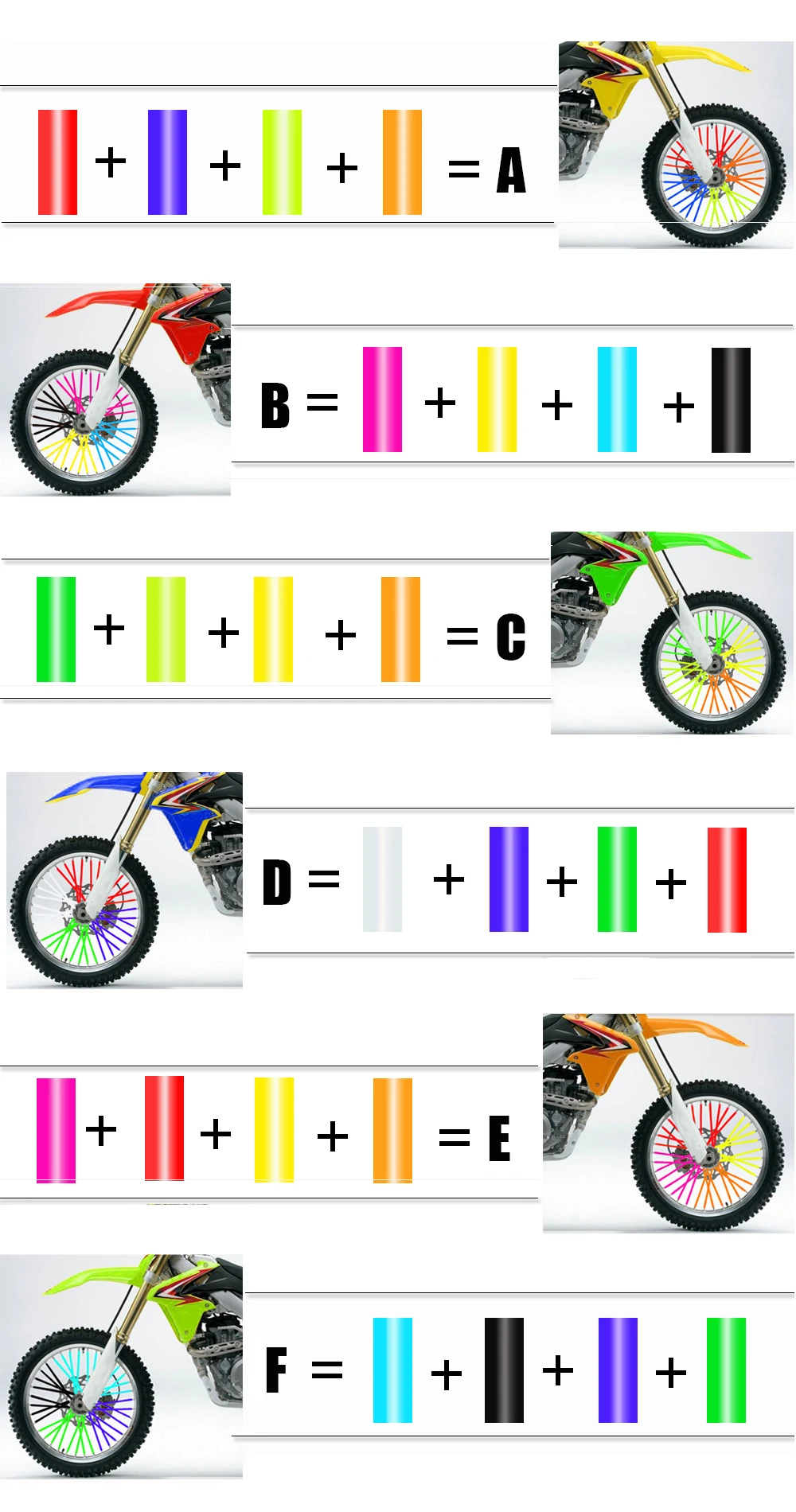 Универсальный moto rcycle moto rcross для обода колеса Чехлы для кожи обертывание трубки украшение для SUZUKI RMX250 RMX-450Z KTM supermoto