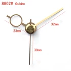 S вал короткие часы стрелки 8802 # золото (только стрелки) металл алюминий DIY стрелки кварцевые часы, аксессуары Высокое качество набор часов DIY