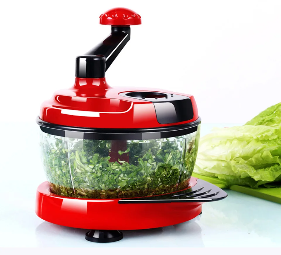 2L кухонные аксессуары ручной кухонный комбайн блендер Картофельная дробилка Мясорубка ручной Овощной миксер резак