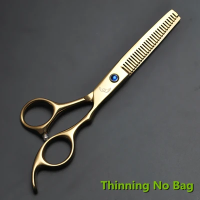 Thinning No Bag Парад 6 дюймов режущий истончение инструмент для укладки радужные ножницы для волос Профессиональные Парикмахерские ножницы - Цвет: Thinning No Bag