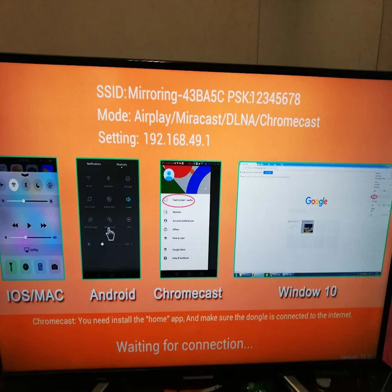 HFLY Anycast m9 plus ТВ-Палка для crome cast para tv для хромированного google netflix поддержка miracast/airplay/dlna/chromecast