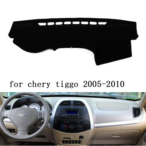 Чехлы для приборной панели автомобиля Чери тигго 2005-2008 2009 2010 правый и левый руль