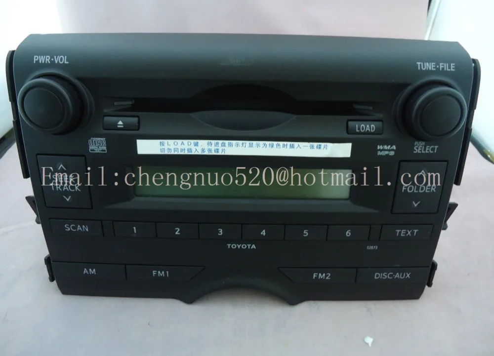 Новый Matsushita 6-диск CD для Toyota Mark х автомобильное радио аудио 86120-0P050 MP3 WMA aux-тюнер