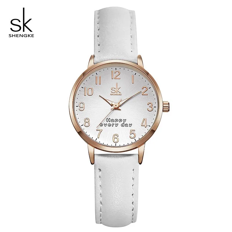 

Shengke Women Watches Luminous Pointer Dial Ladies Quartz Wrist Watch Clock Bayan Kol Saati Relogio Feminino Reloj Mujer#K9005