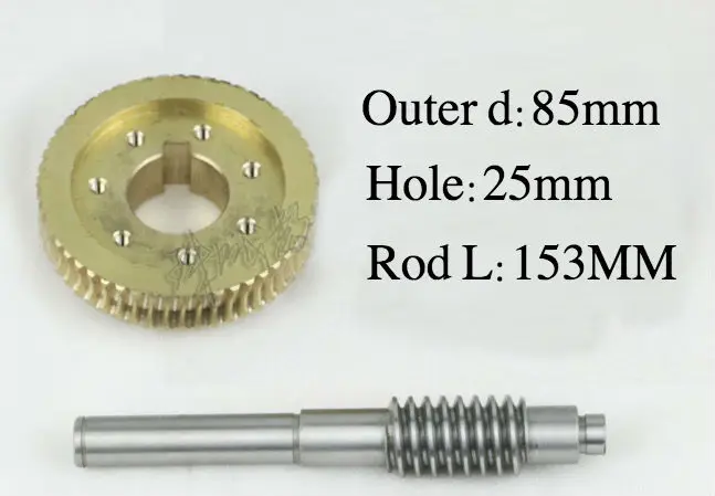 

Rod L:153MM Outer diameter:85mm CNC Tool Rack Worm Gear Rod SLD90-4