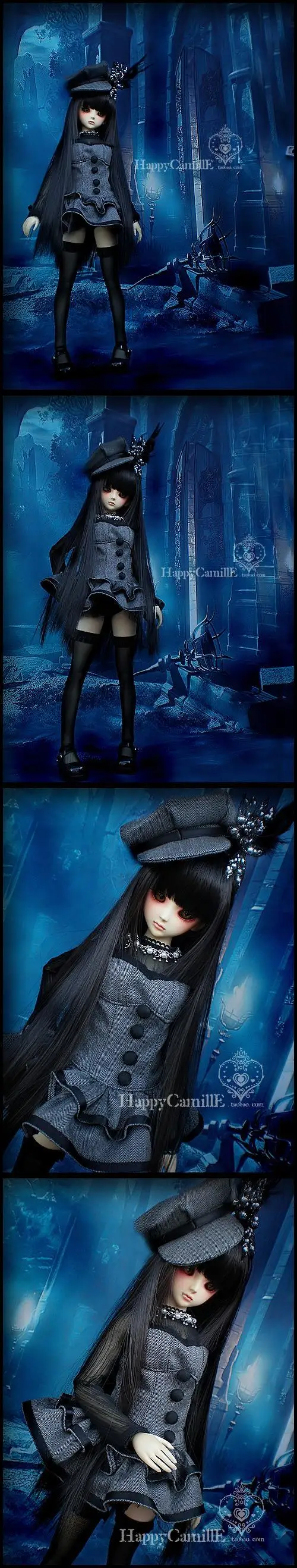 1/6 1/4 1/3 Размер парика для шарнирной куклы длинные волосы для BJD/SD куклы аксессуары, не включены кукла, обувь, одежда и другие аксессуары 18D1329