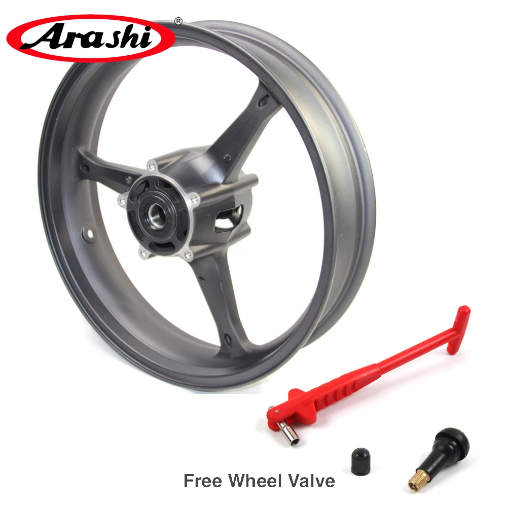 Обод колеса Передний Arashi GSXR1000 05-08 для SUZUKI GSX R1000 GSX-R1000 2005 - 2008 матовый черный 2006 2007