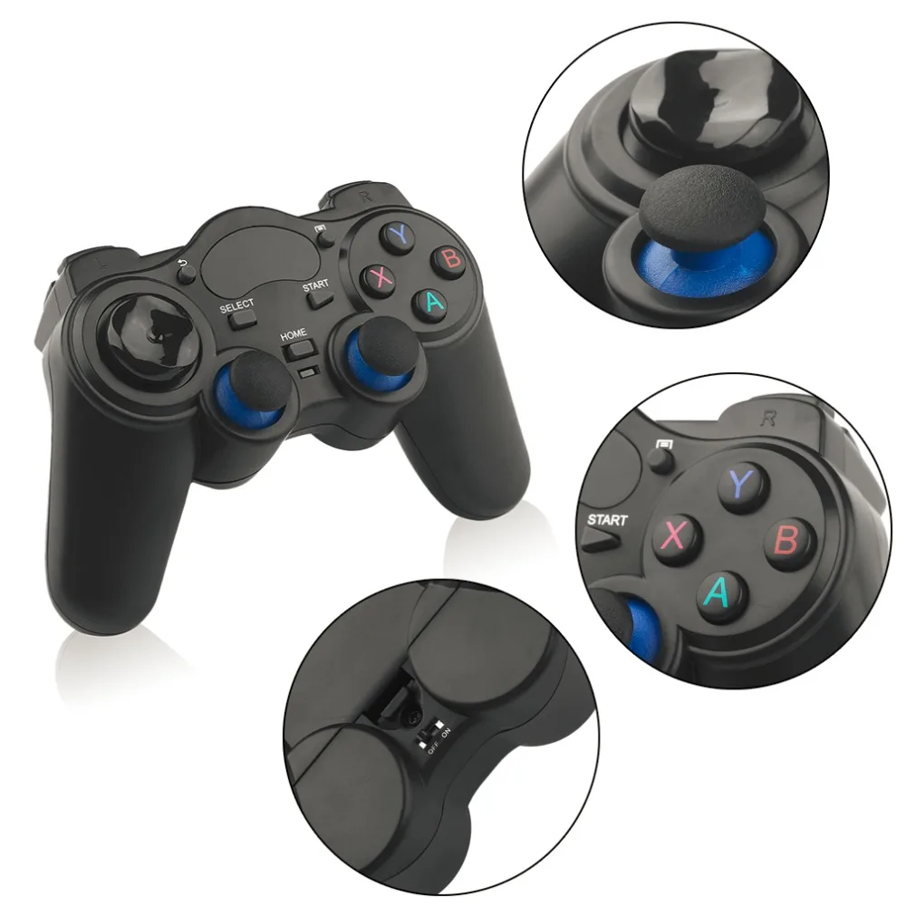 2 4 ГГц беспроводной геймпад Joypad контроллер джойстик с OTG конвертером для Windows 8/7/XP