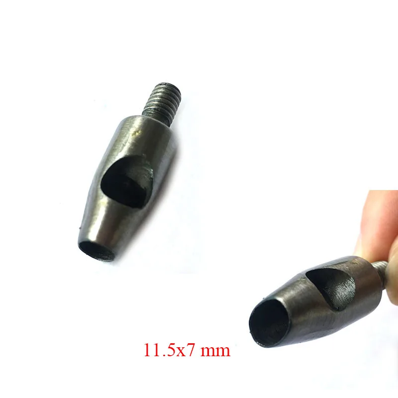 Овальный инструмент для перфорации отверстий с универсальным ручным прессом