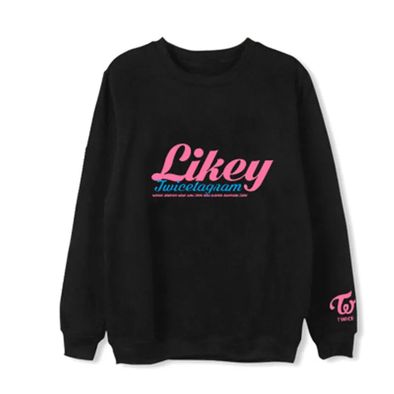Новый Kpop дважды новый альбом Twicetagram Likey одинаковый плюс кашемировый свитер модная