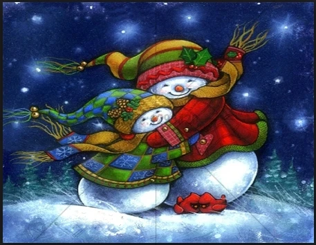 New 100% Diy 5d full diamond painting lovely snowman cross stitch mosaic square rhinestones Diamond embroidery wall decoration | Дом и сад