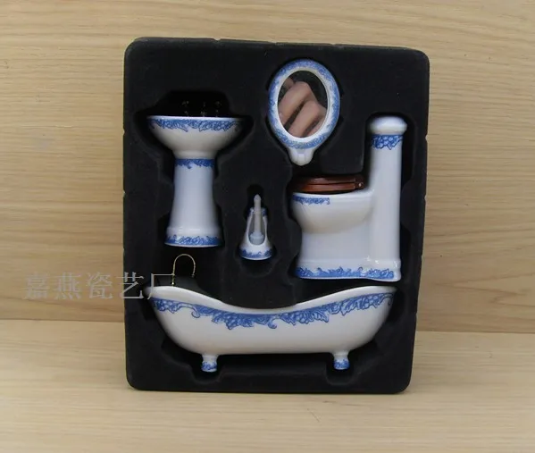 Продажа хоста! Набор миниатюрных керамических принадлежностей для кукольного