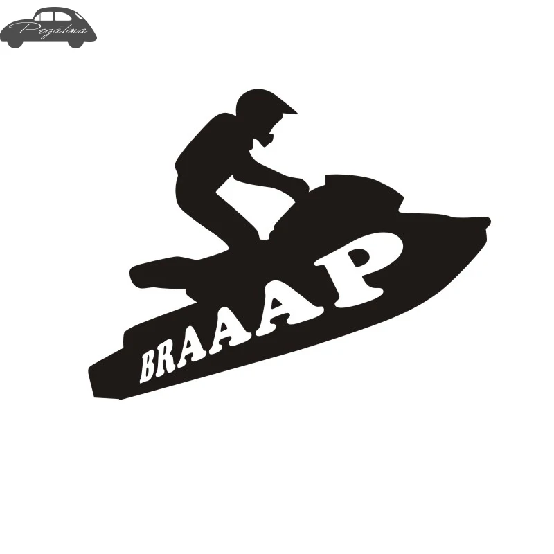 BRAAAP наклейка на воду со скутером мотоциклетные плакаты виниловые наклейки стены