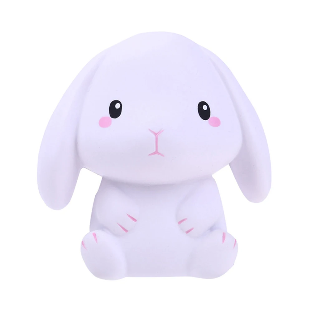 Long Ears Cute Rabbit Squishy Creative Slow Rising Bread Scented Soft Squeeze Toy Stress Relief Fun for Kid Gift | Игрушки и хобби
