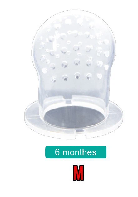 Infant Food Nipple Feeder Silicone Pacifier Fruits Mills Infant Learn Food Feeding Supplies Soother Nipples Pacifier Tool - Цвет: M