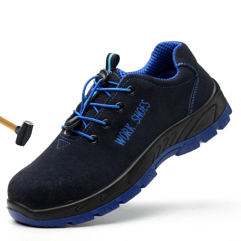 Для мужчин s Сталь носок Безопасность рабочая обувь легкий дышащий материал