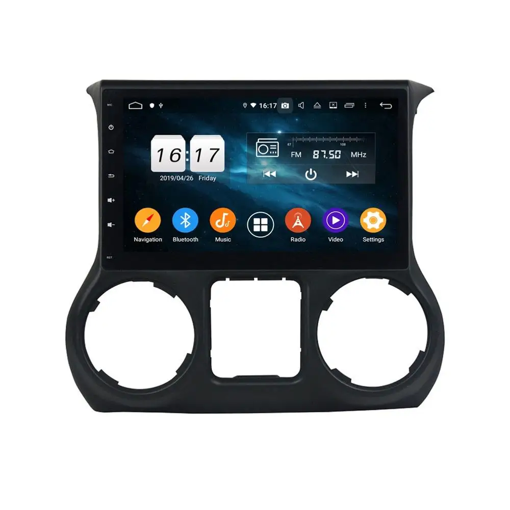 Автомобильный DVD плеер CarPlay DSP PX6 10 1 дюйма Android для Jeep Wrangler 2011 2016 стерео радио GPS