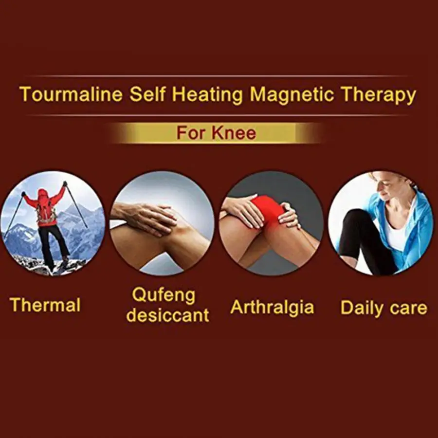 2 шт. турмалиновый Магнитный бандаж на колено|Брекеты и подставки| |